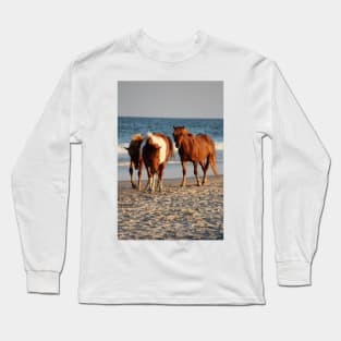 Assateague Beach Ponies Series - 02 Long Sleeve T-Shirt